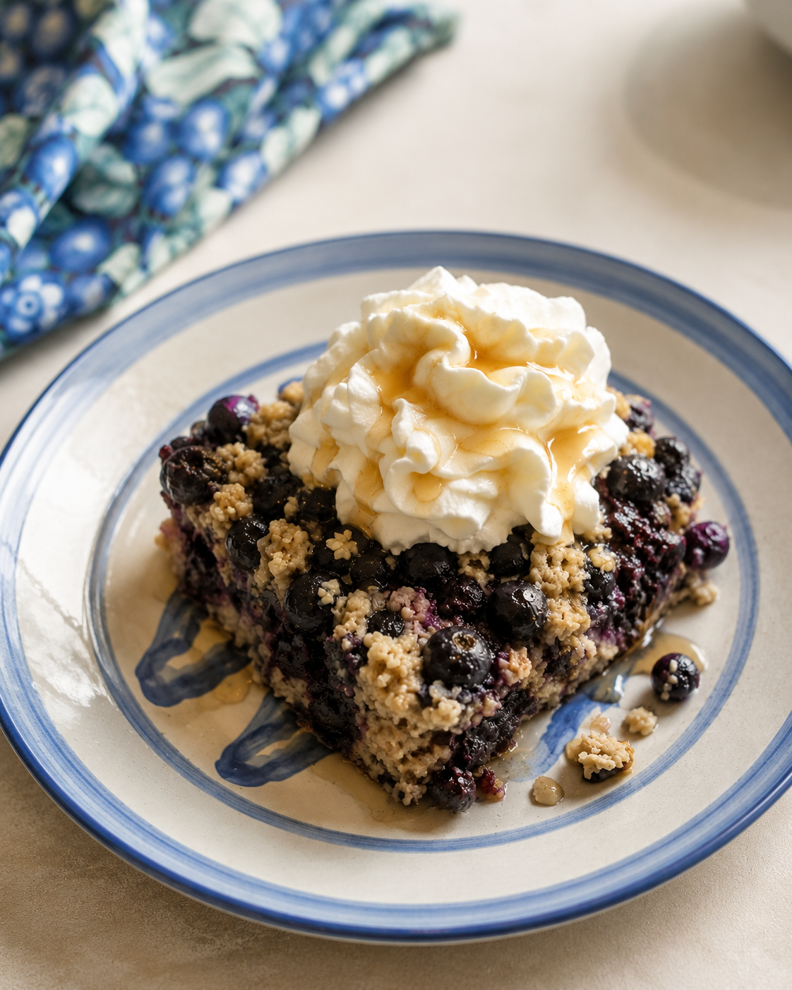 Blueberry Baked Oats